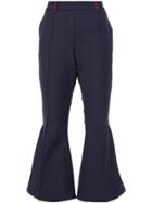 Ellery Flared Cropped Trousers - Blue