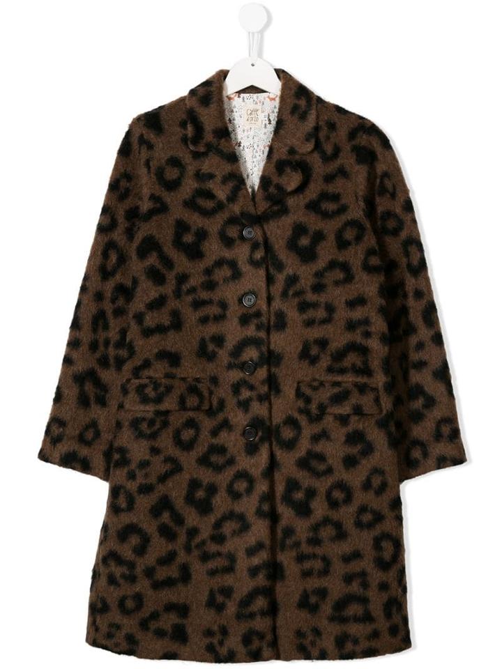 Caffe' D'orzo Tunica Coat - Brown