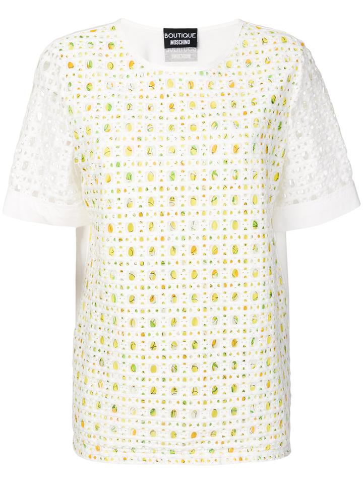 Moschino Perforated T-shirt - Multicolour