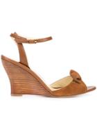 Sarah Flint Wedge Sandals - Brown