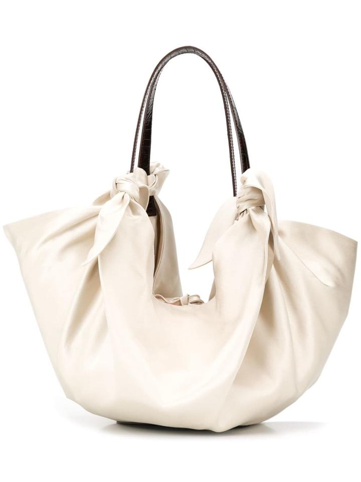 Nanushka Inda Scarf Bag - Neutrals