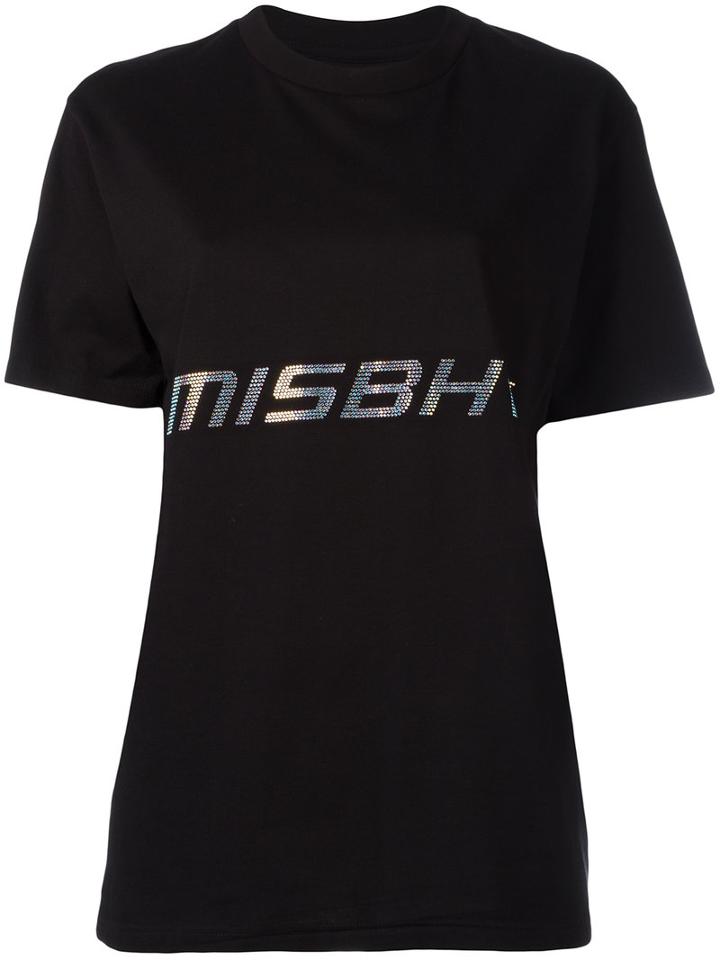 Misbhv 'techno' T-shirt, Women's, Size: Large, Black, Cotton