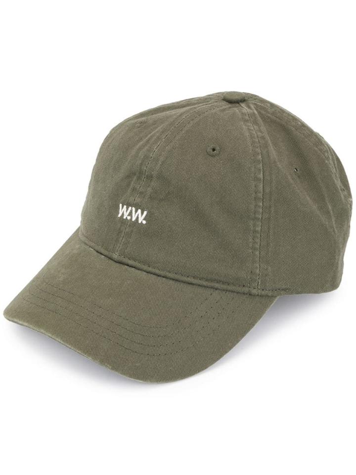 Wood Wood Low Profile Cap - Green