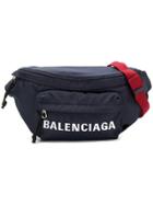 Balenciaga Wheel Belt Pack Bag - Blue