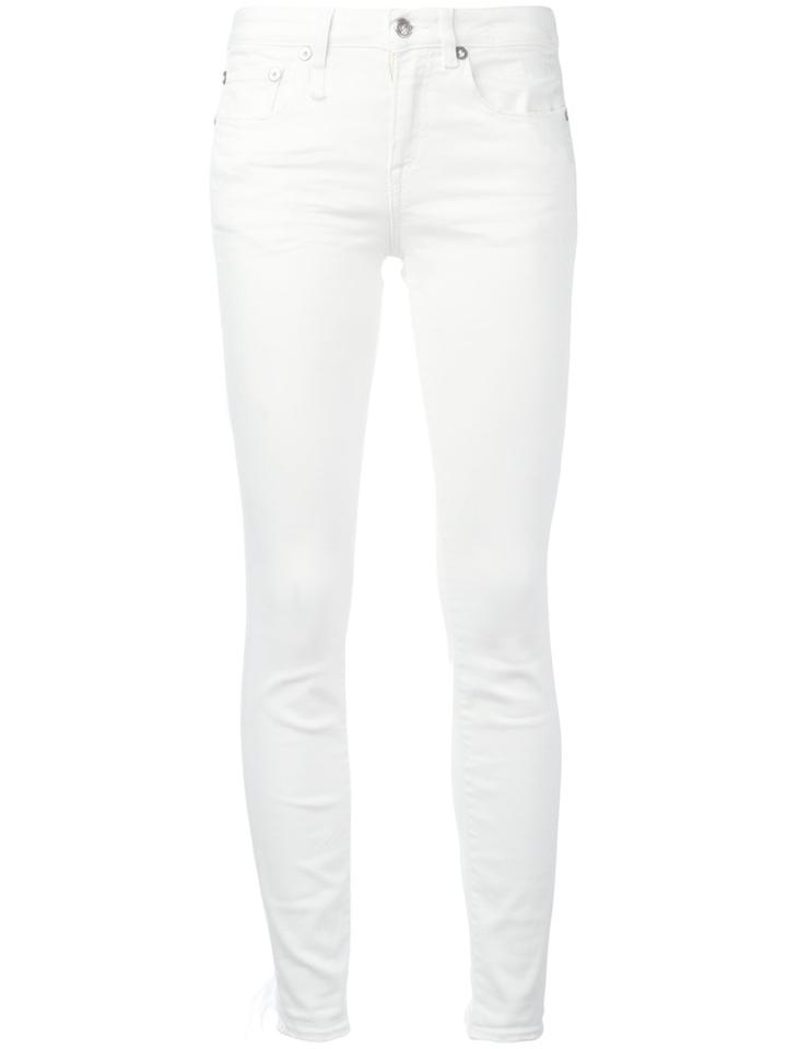 R13 - Alison Skinny Jeans - Women - Cotton - 29, Women's, White, Cotton