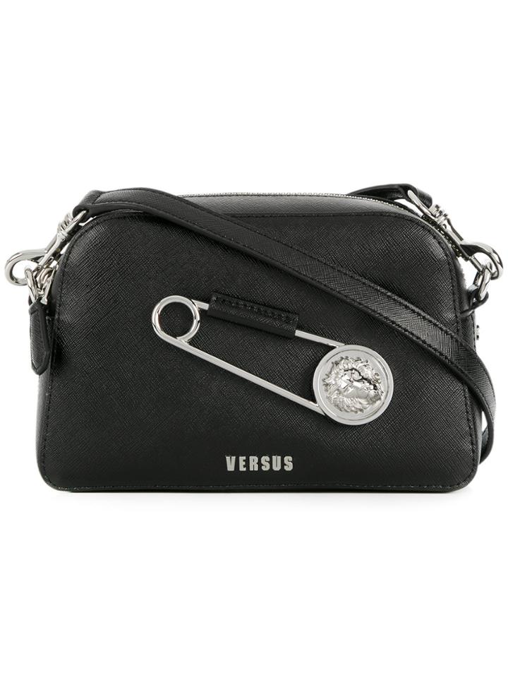 Versus Safety Pin Handbag - Black