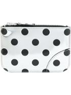 Comme Des Garçons Wallet Polka Dots Print Wallet - Metallic