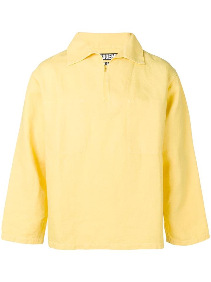 Jacquemus Men Tunic Shirt - Yellow
