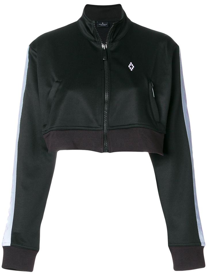 Marcelo Burlon County Of Milan Cross Tape Bomber Jacket - Black