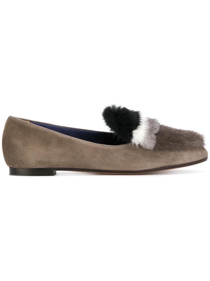 Aquazzura Purr Loafers - Grey