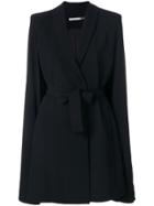 Alice+olivia Belted Cape - Black