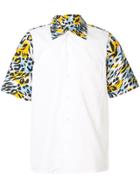 Marni Leopard Print Detail Shirt - White