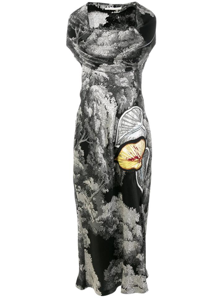 Marco De Vincenzo Cowl Neck Dress - Black