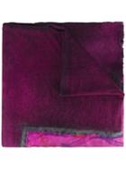 Avant Toi - Printed Scarf - Women - Silk/cashmere - One Size, Pink/purple, Silk/cashmere