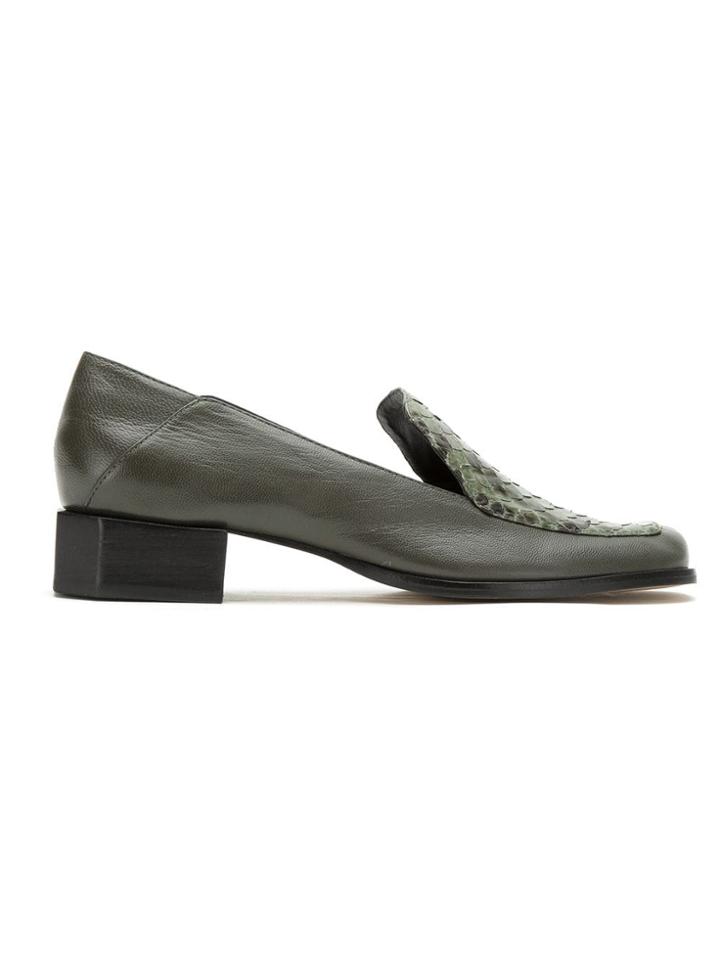 Mara Mac Leather Brogues - Green