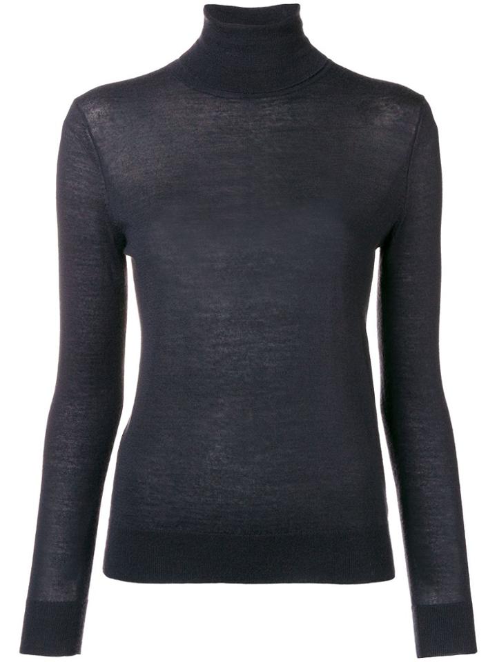 N.peal Superfine Roll Neck Sweater - Grey