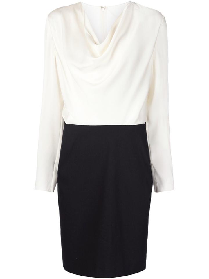 Lanvin Bi-material Dress - Black