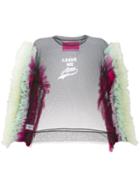 Viktor & Rolf Ruffled 'leave Me Alone' Top - Black