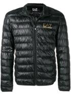 Ea7 Emporio Armani Zipped Padded Jacket - Black