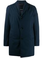 J.lindeberg Wolger Single-breasted Coat - Blue