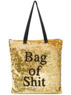 Ashish Sequinned Tote Bag - Yellow & Orange