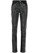 Philosophy Di Lorenzo Serafini Crystal-embellished Trousers - Black