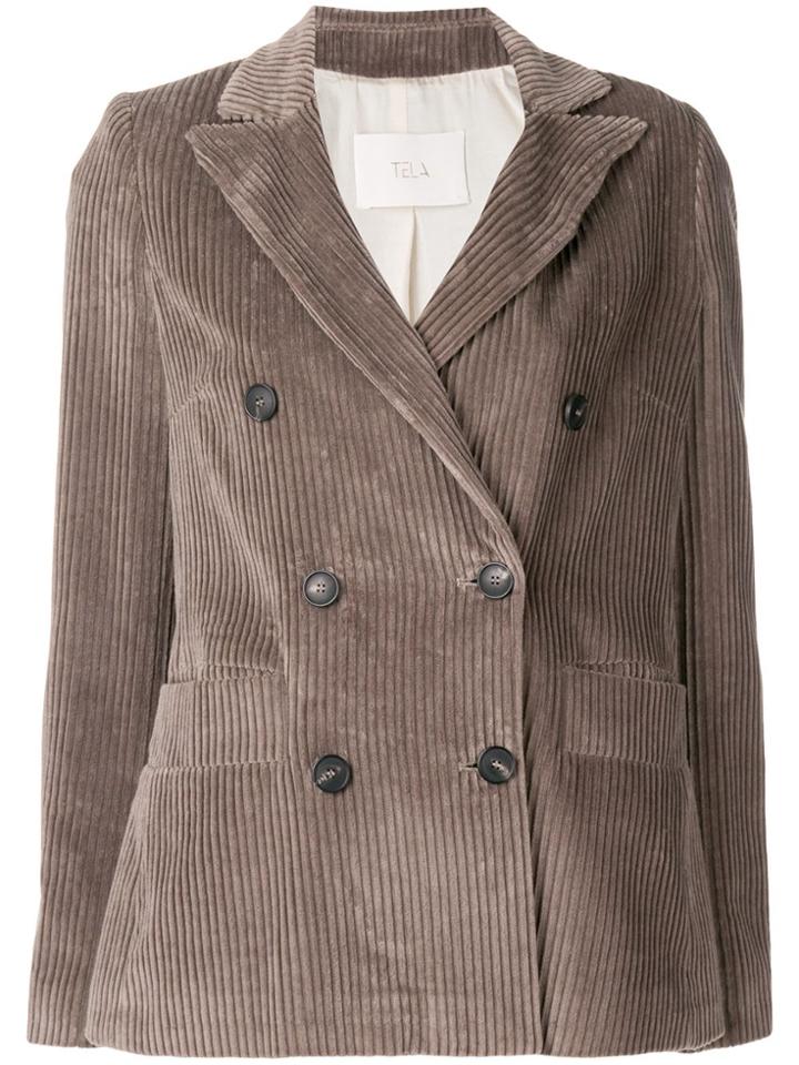 Tela Straight Fit Jacket - Grey