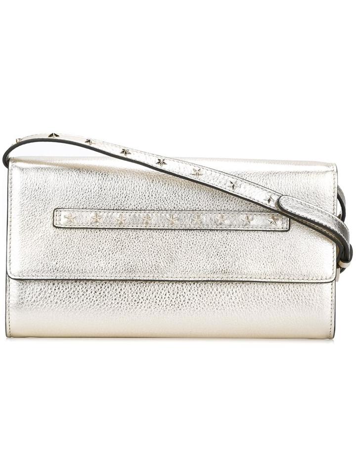 Red Valentino Star Studded Shoulder Bag, Women's, Grey