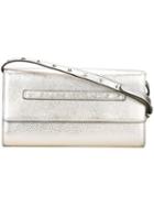 Red Valentino Star Studded Shoulder Bag, Women's, Grey