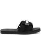 Suicoke Open Toe Pool Slides - Black