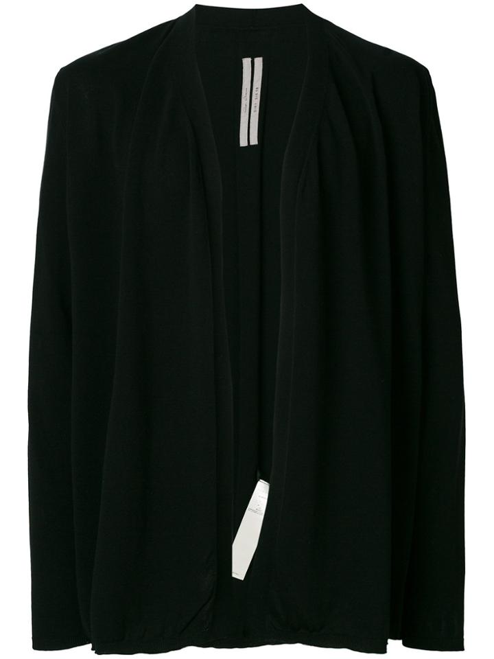 Rick Owens Open Cardigan - Black