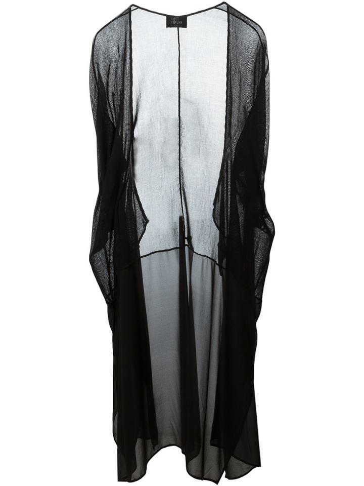 Lost & Found Ria Dunn Long Over Jacket - Black
