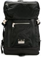 Makavelic Zip Detail Backpack - Black