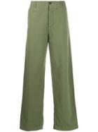 Ymc Wide-leg Chinos - Green