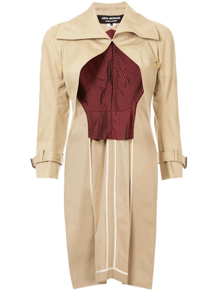 Junya Watanabe Comme Des Garçons Vintage Partially Lined Trench Coat -