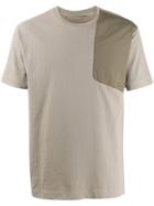 1017 Alyx 9sm Colour Block Cotton T-shirt - Neutrals