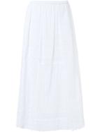 Thakoon Long Skirt, Women's, Size: 6, White, Cotton