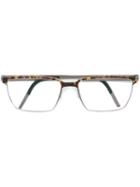 Lindberg Rimmed Supra Frame Glasses, Grey, Acetate/titanium