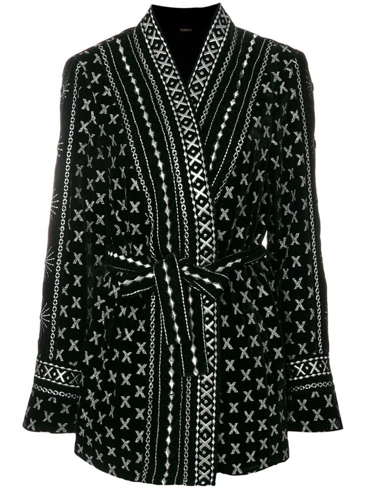 Dodo Bar Or Belted Kimono Jacket - Black