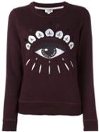 Kenzo 'eye' Sweatshirt, Women's, Size: Medium, Pink/purple, Cotton