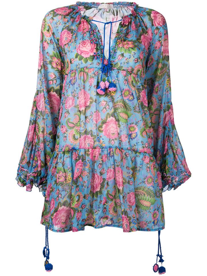 Anjuna - Vikymix Cover-up - Women - Cotton - M, Blue, Cotton