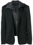 Prada Hooded Blazer Jacket - Black