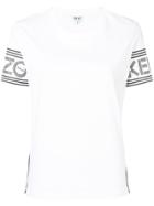 Kenzo Logo Sleeve Print T-shirt - White