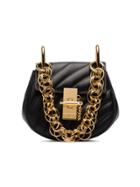 Chloé Black Mini Drew Bijou Quilted Leather Bag