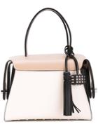 Tod's - Small Twist Bowler Tote - Women - Calf Leather - One Size, Nude/neutrals, Calf Leather