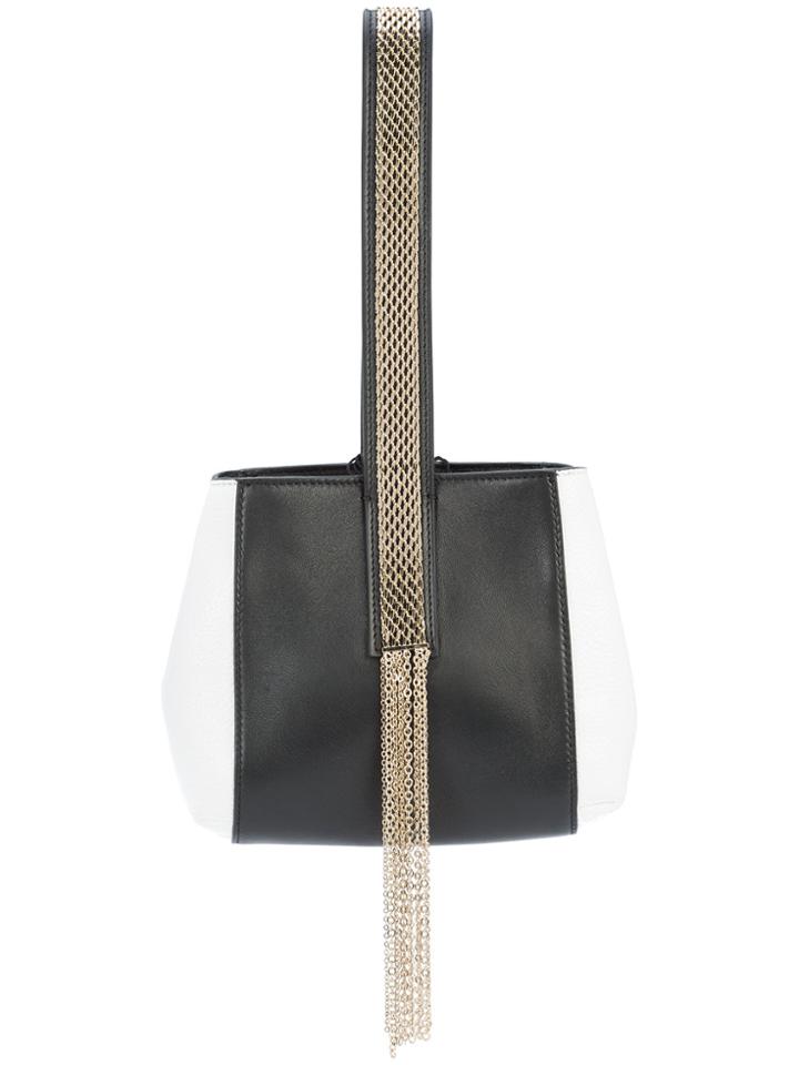 Lanvin Chaine Wristlet Bag - Black