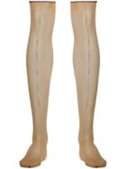 Maison Close Backseamed Stockings - Neutrals