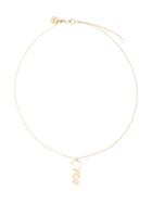 Karen Walker Acorn And Leaf Loop Necklace - Gold