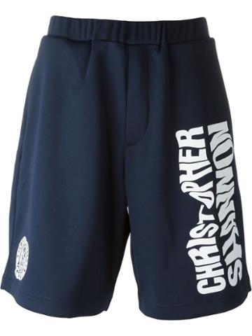 Christopher Shannon Logo Print Shorts