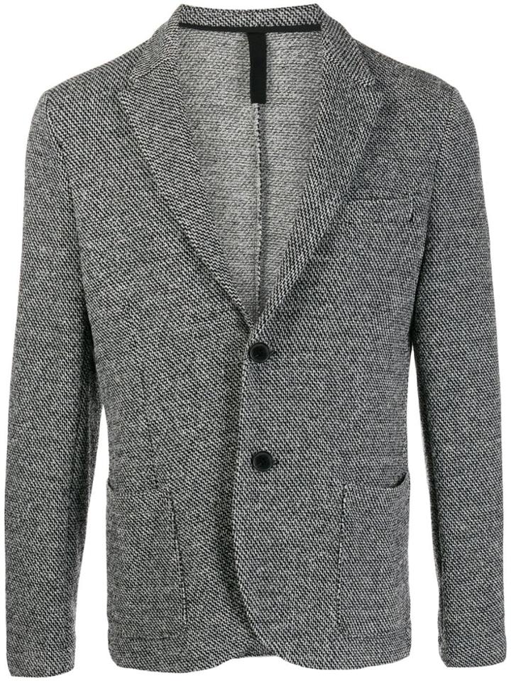 Harris Wharf London Single-breasted Knit Blazer - Black